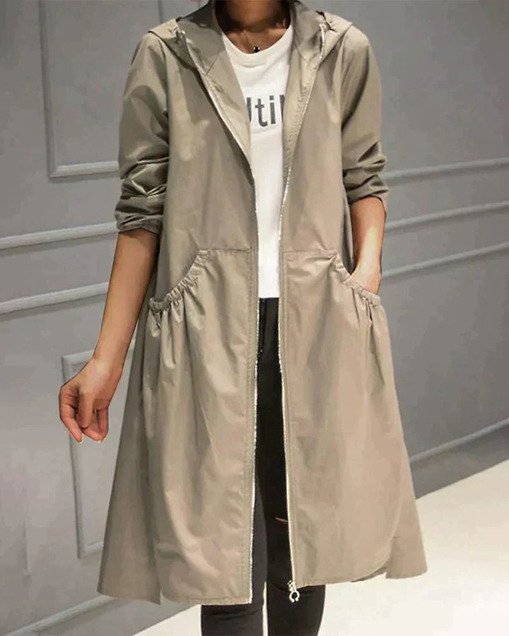 Zoé - Manteau de pluie femme long