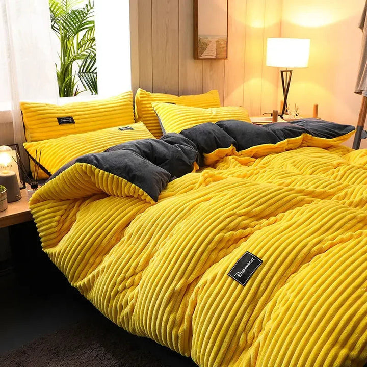 Luxe Fleece – Housse De Couette En Polaire Chaude Pour L'Hiver En Velours