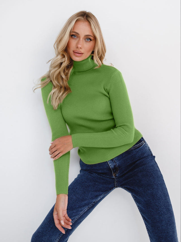 London - Pull col roulé classique pour femme