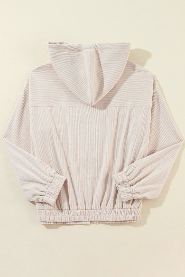 Fiona – Veste En Velours Côtelé Décontractée Avec Capuche Pour Un Style Relax
