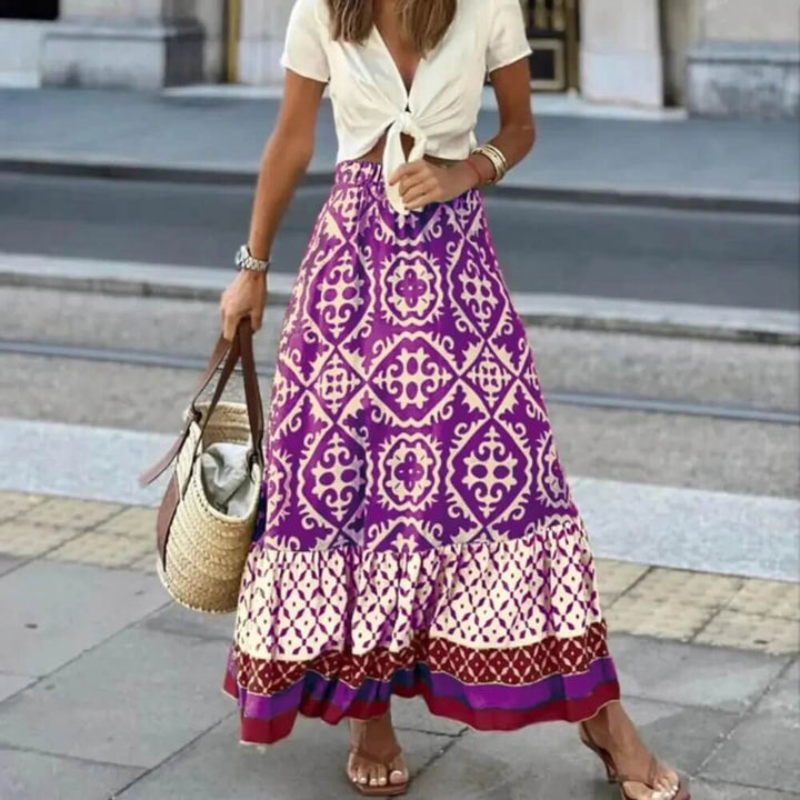 Sommerlicher Damenrock elegant & luftig – Knielang, Vielseitig kombinierbar