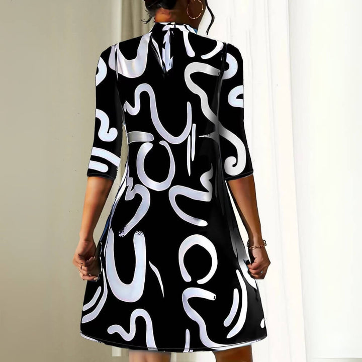 Damenkleid Elegant Sommerlich – Knielanges Freizeitkleid mit schmeichelnder Passform