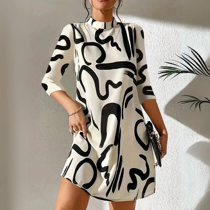 Damenkleid Elegant Sommerlich – Knielanges Freizeitkleid mit schmeichelnder Passform