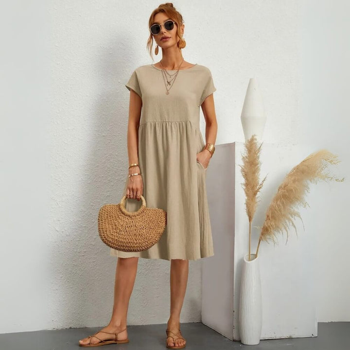 Mini Sommerkleid Elegant & Lässig – Figurbetont für Warme Tage