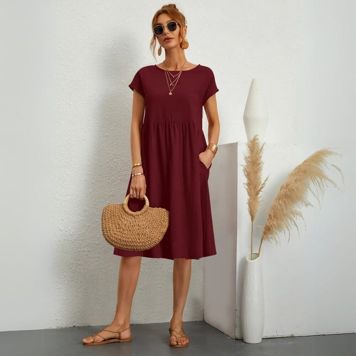 Mini Sommerkleid Elegant & Lässig – Figurbetont für Warme Tage