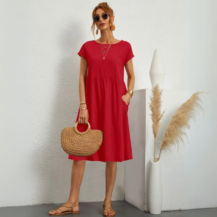 Mini Sommerkleid Elegant & Lässig – Figurbetont für Warme Tage