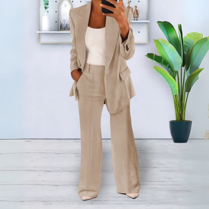 Pyjama Set Damen – Eleganter Zweiteiliger Schlafanzug für stilvolle Nächte