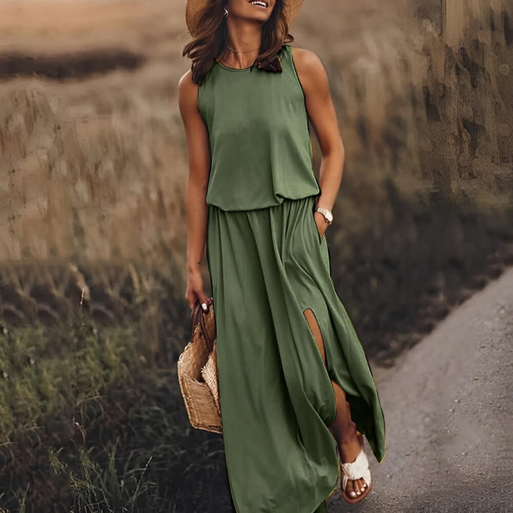 Elegantes Maxikleid Damen – Luftiges Sommerkleid für Alltag & Freizeit