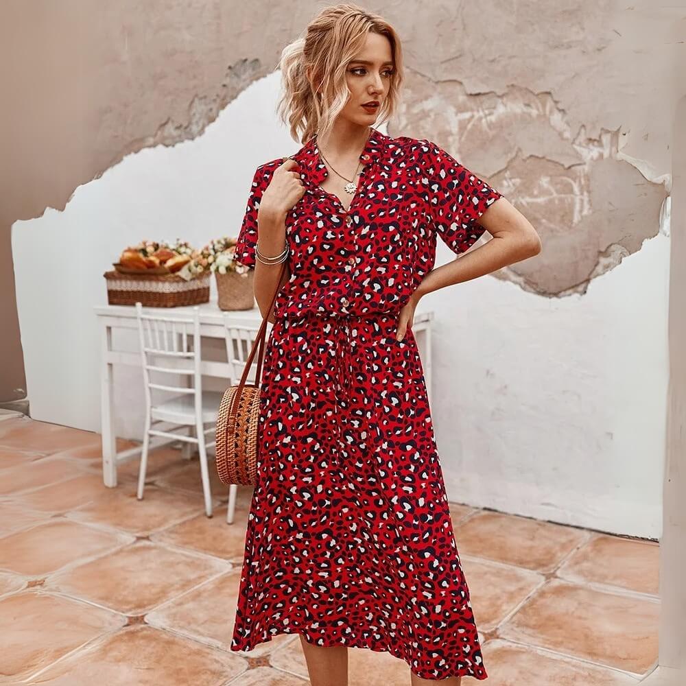 Sommerkleid kurz Elegant – Luftiges Damenkleid für Alltag & Urlaub