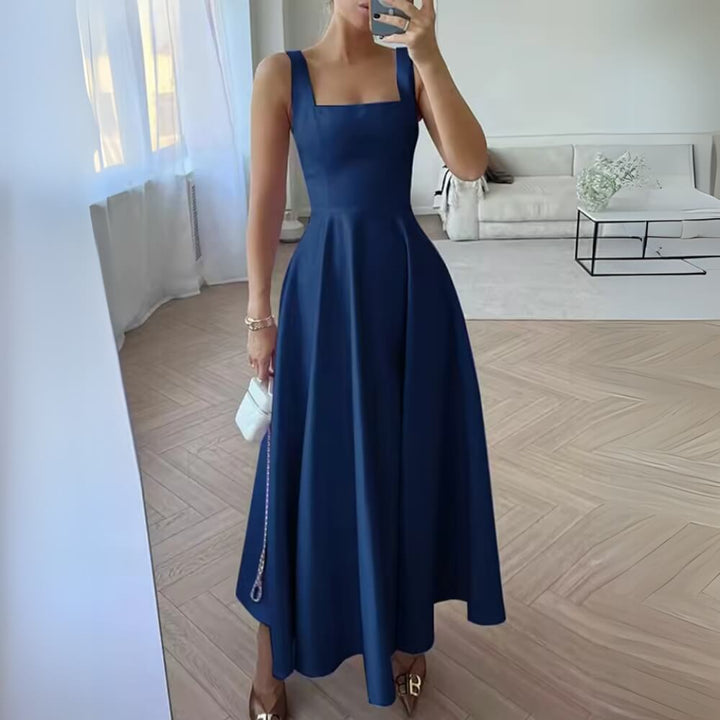 Midikleid Elegant Sommerlich – Tailliert mit Schwingendem Rock