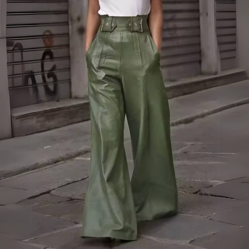 Weite Hose Damen Elegant – High Waist Hose mit weitem Bein, sommerlich & stilvoll