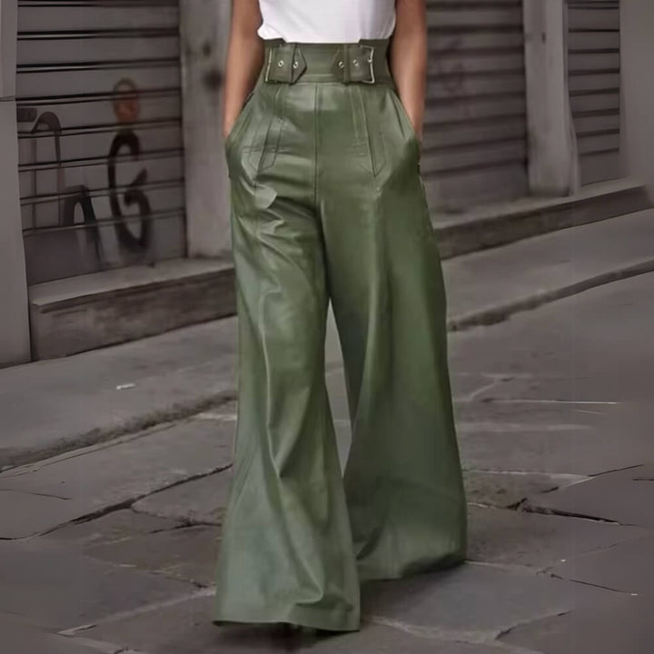 Weite Hose Damen Elegant – High Waist Hose mit weitem Bein, sommerlich & stilvoll