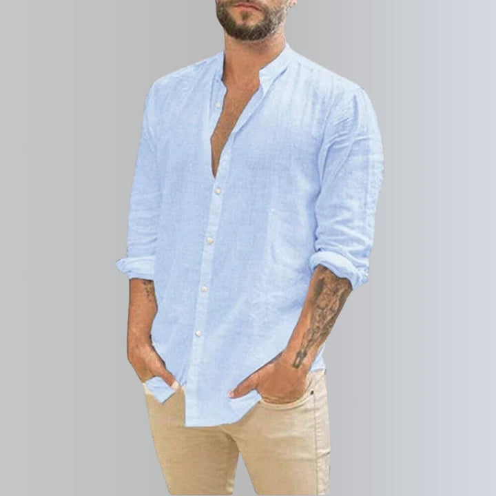 Herren Leinenhemd Sommer – Lässiges, leichtes Freizeithemd für heiße Tage