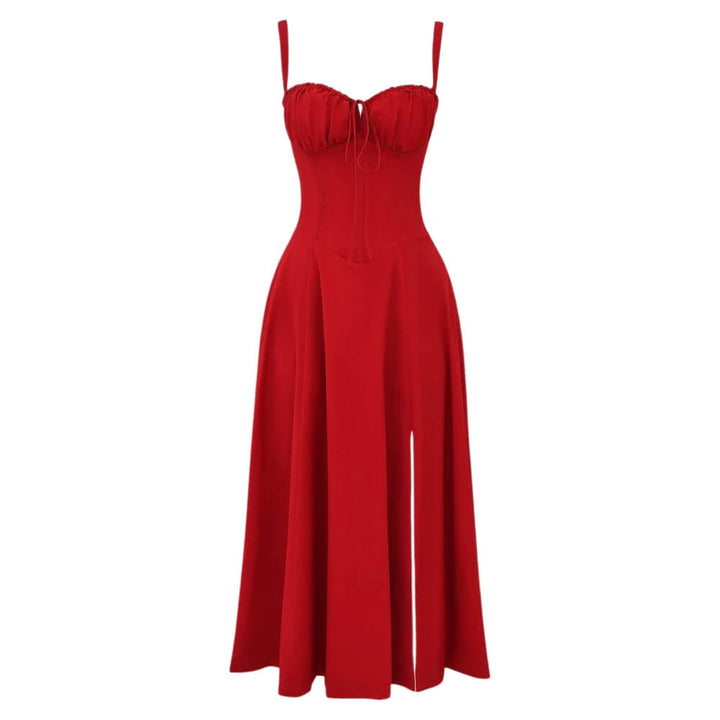 Damenkleid elegant knielang – Luftiges Sommerkleid mit Muster für Alltag & Anlass