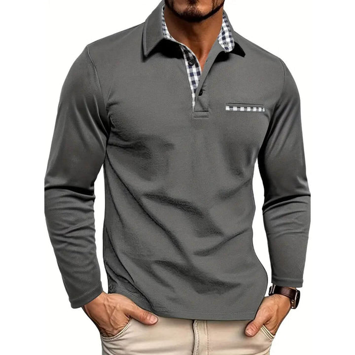 Adam™ - Polo à Manches Longues Élégant