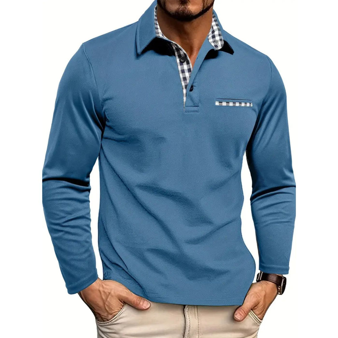 Adam™ - Polo à Manches Longues Élégant