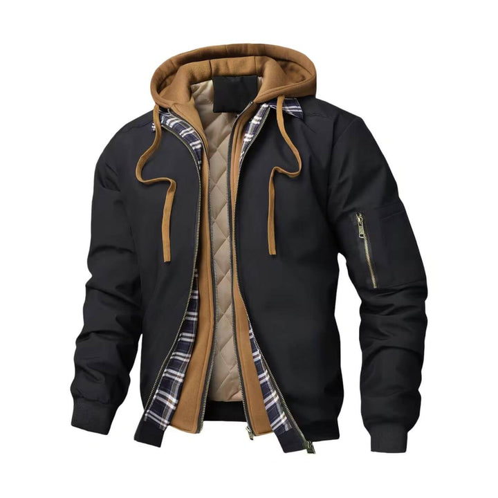 Alain™ – Veste d’Hiver à Capuche zippée