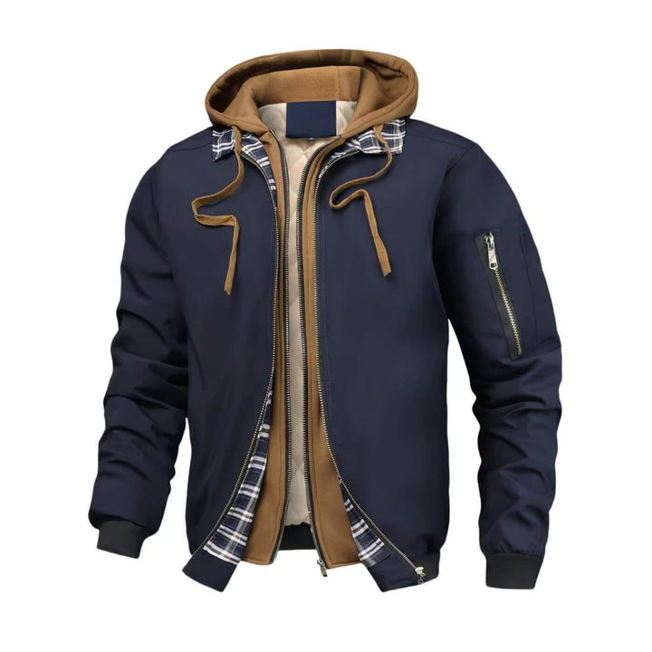 Alain™ – Veste d’Hiver à Capuche zippée