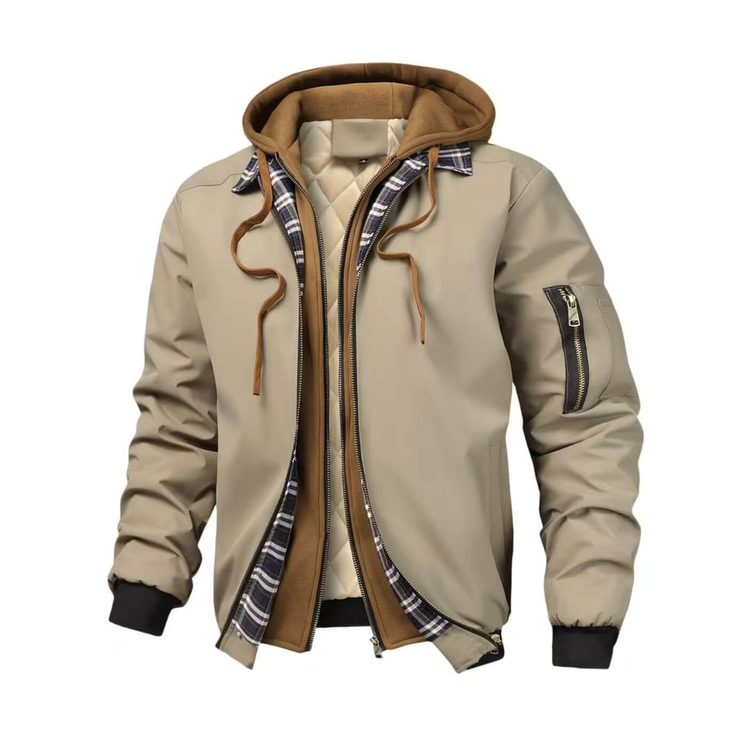 Alain™ – Veste d’Hiver à Capuche zippée