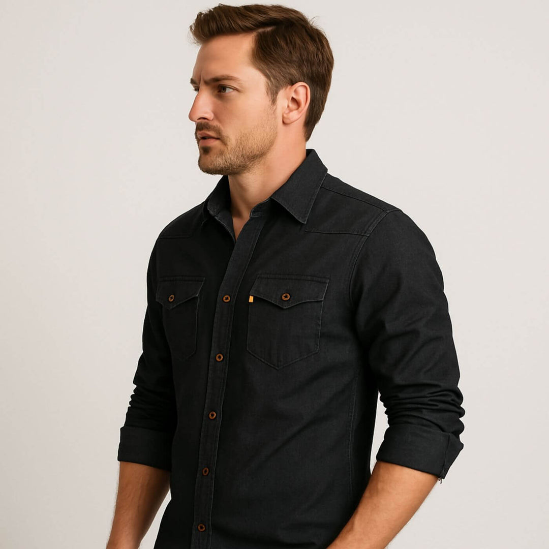 Alexandre™ - Chemise en Denim Doux