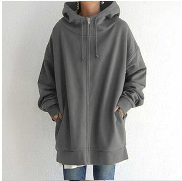 Manon - Cardigan automne à capuche femme