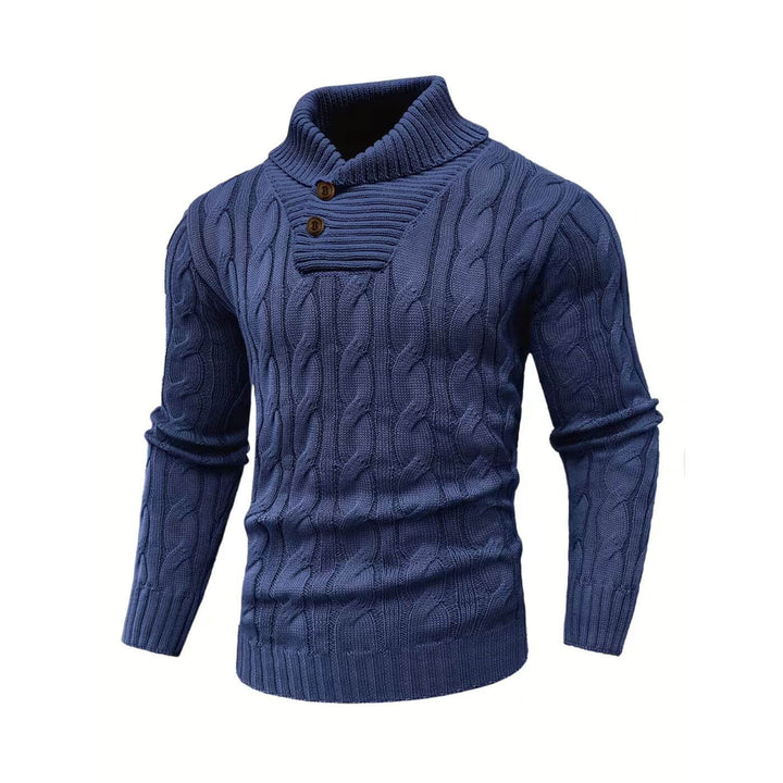 Antoine™ - Pull Tricoté à Col Roulé