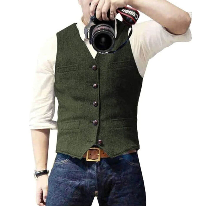 Arnaud™ - Gilet Classique à Boutons