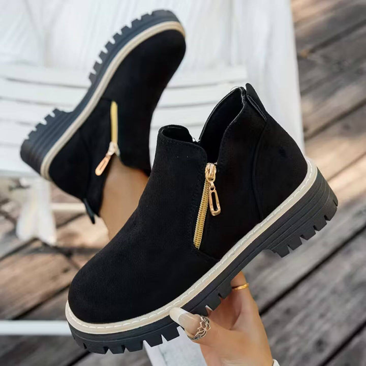 Aurélie™ – Bottines Chelsea à Double Fermeture Éclair