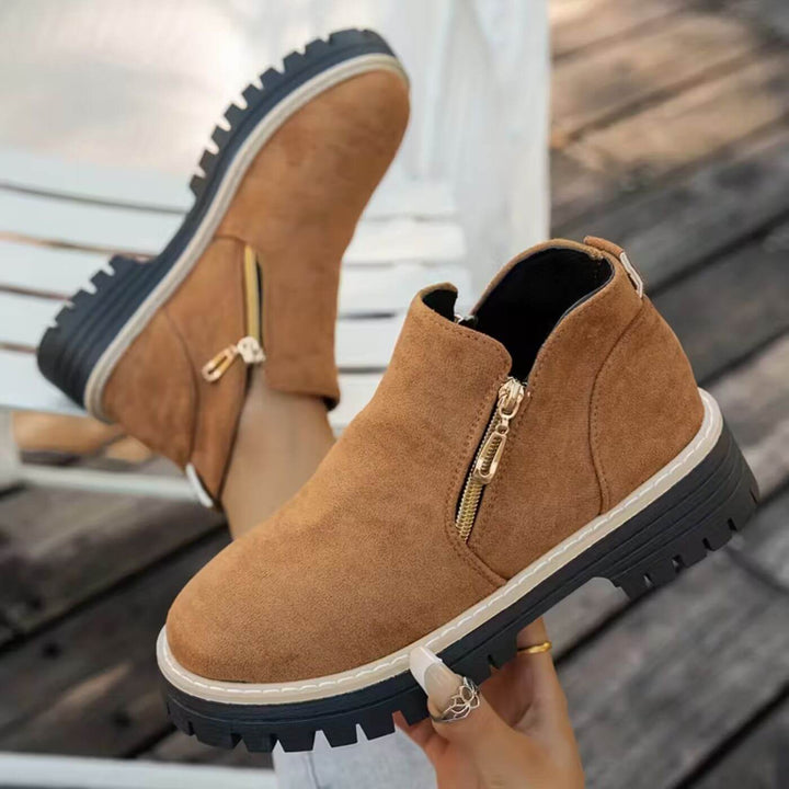 Aurélie™ – Bottines Chelsea à Double Fermeture Éclair