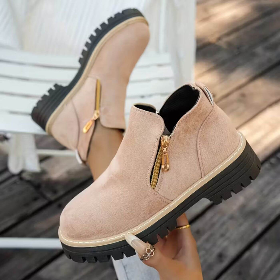 Aurélie™ – Bottines Chelsea à Double Fermeture Éclair