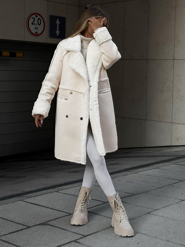 Vivian | Manteau d'hiver en peluche à coupe confortable pour femme