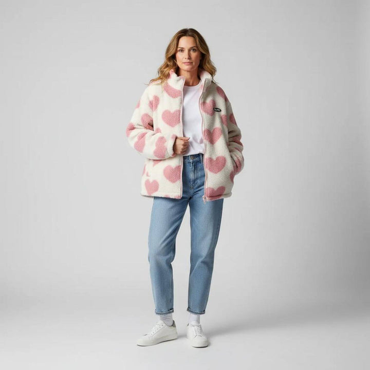 Bérénice™ – Veste Réversible avec Cœurs