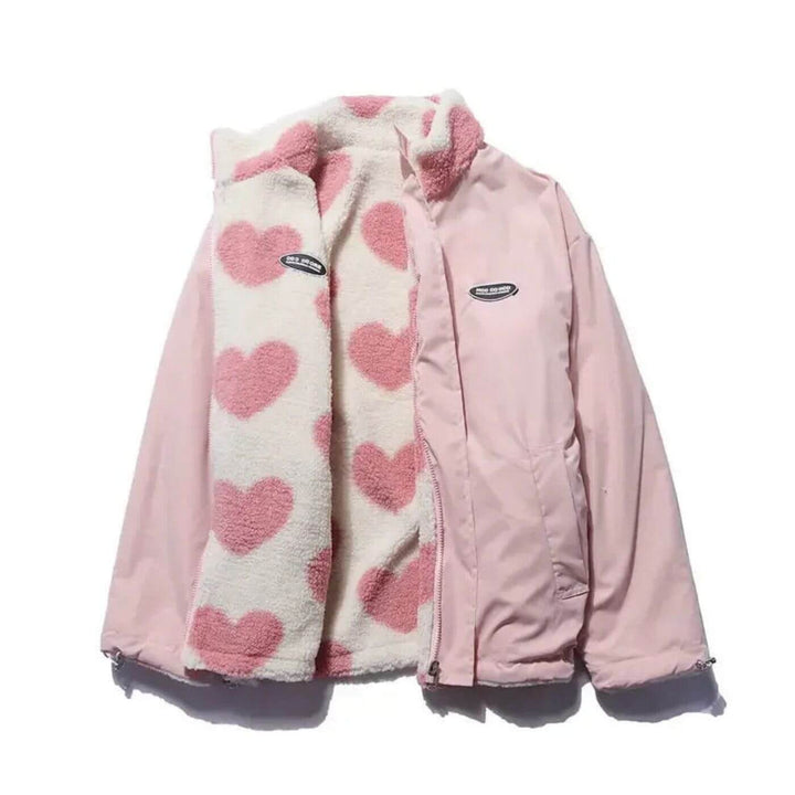 Bérénice™ – Veste Réversible avec Cœurs