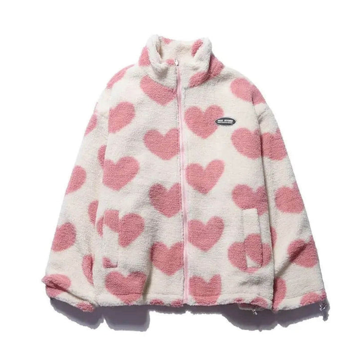 Bérénice™ – Veste Réversible avec Cœurs