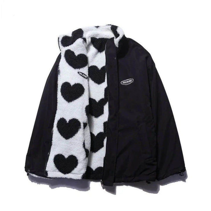 Bérénice™ – Veste Réversible avec Cœurs