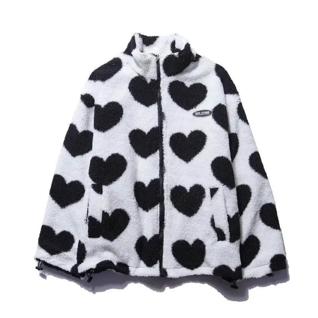 Bérénice™ – Veste Réversible avec Cœurs
