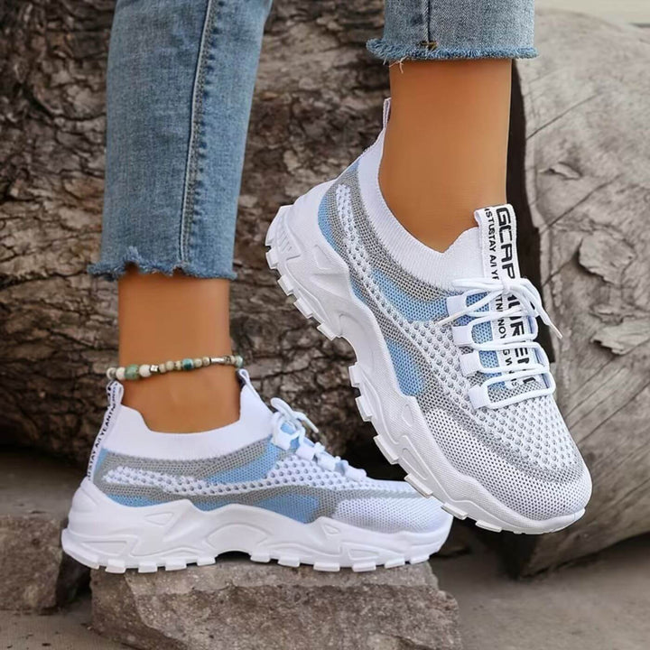 Blanche™ - Baskets Orthopédiques Respirantes à Lacets