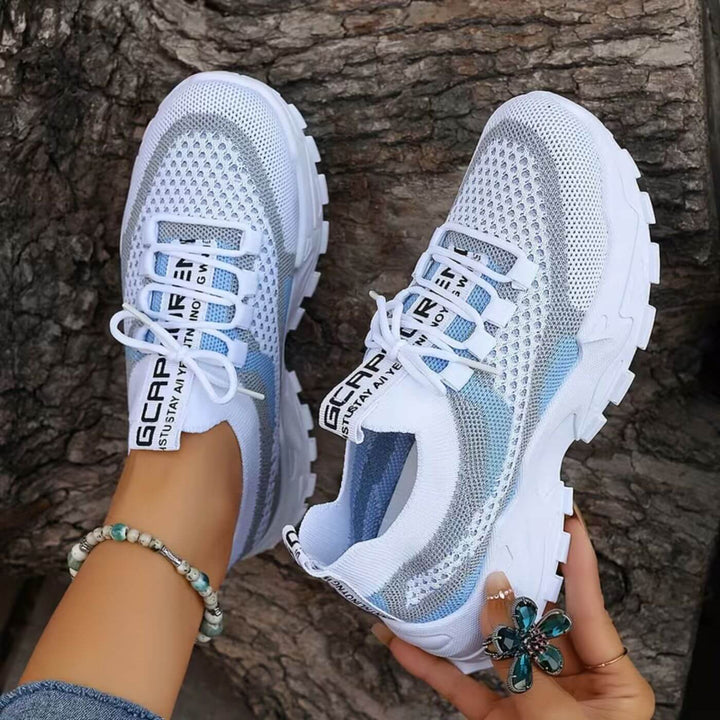 Blanche™ - Baskets Orthopédiques Respirantes à Lacets