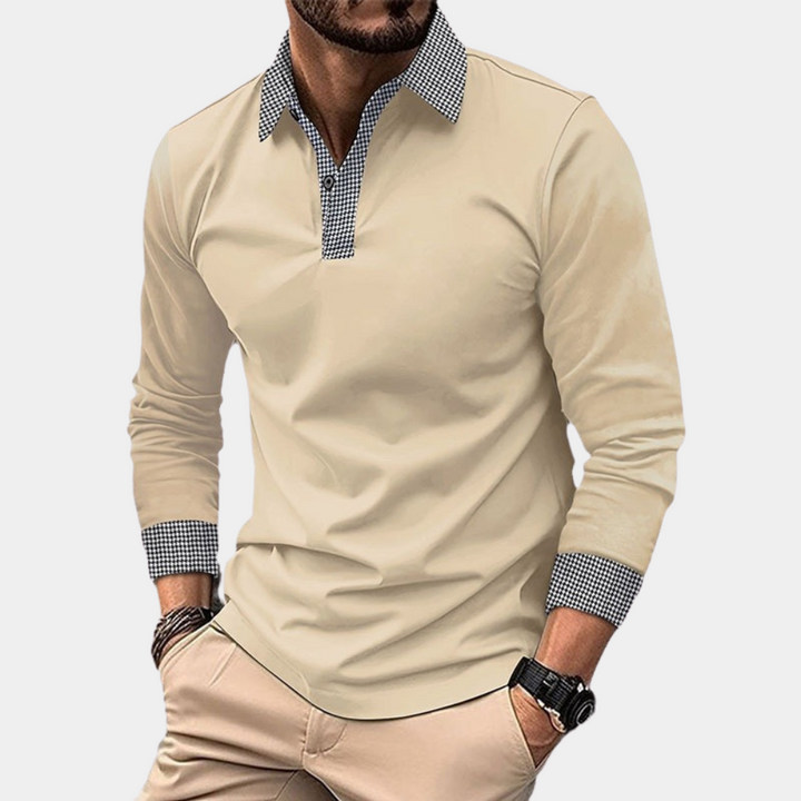 Clément - Polo à manches longues Homme