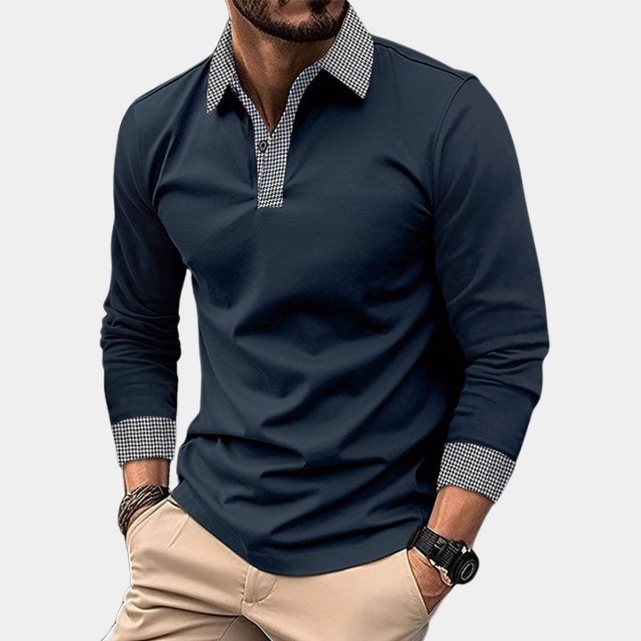 Clément - Polo à manches longues Homme
