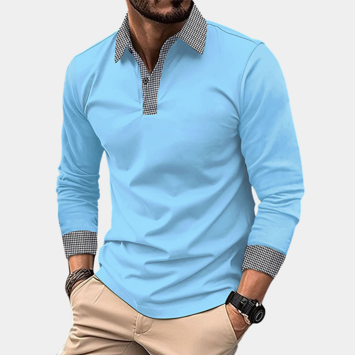 Clément - Polo à manches longues Homme