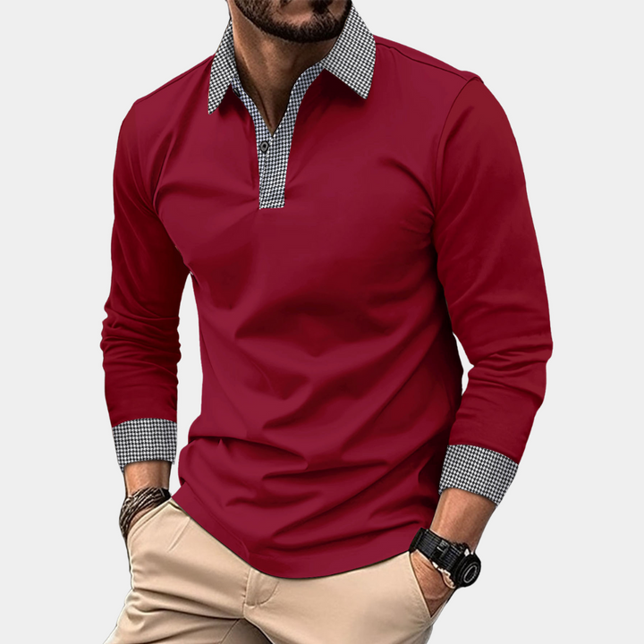 Clément - Polo à manches longues Homme