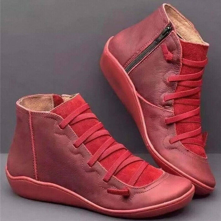 Camille™ – Bottines en cuir avec soutien orthopédique