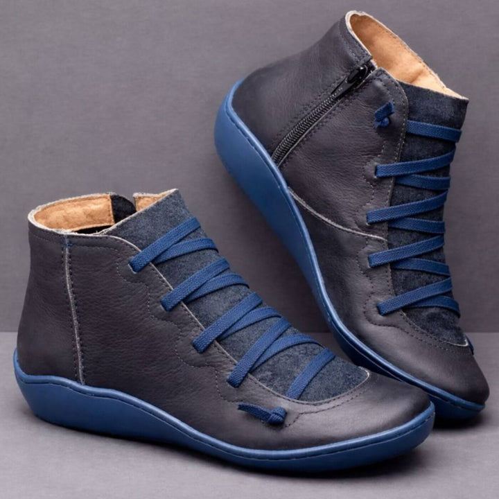 Camille™ – Bottines en cuir avec soutien orthopédique