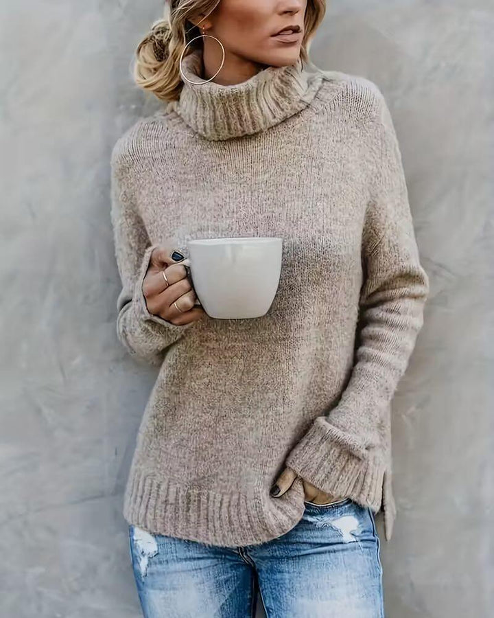 Céleste™ - Pull Confortable à Col Haut