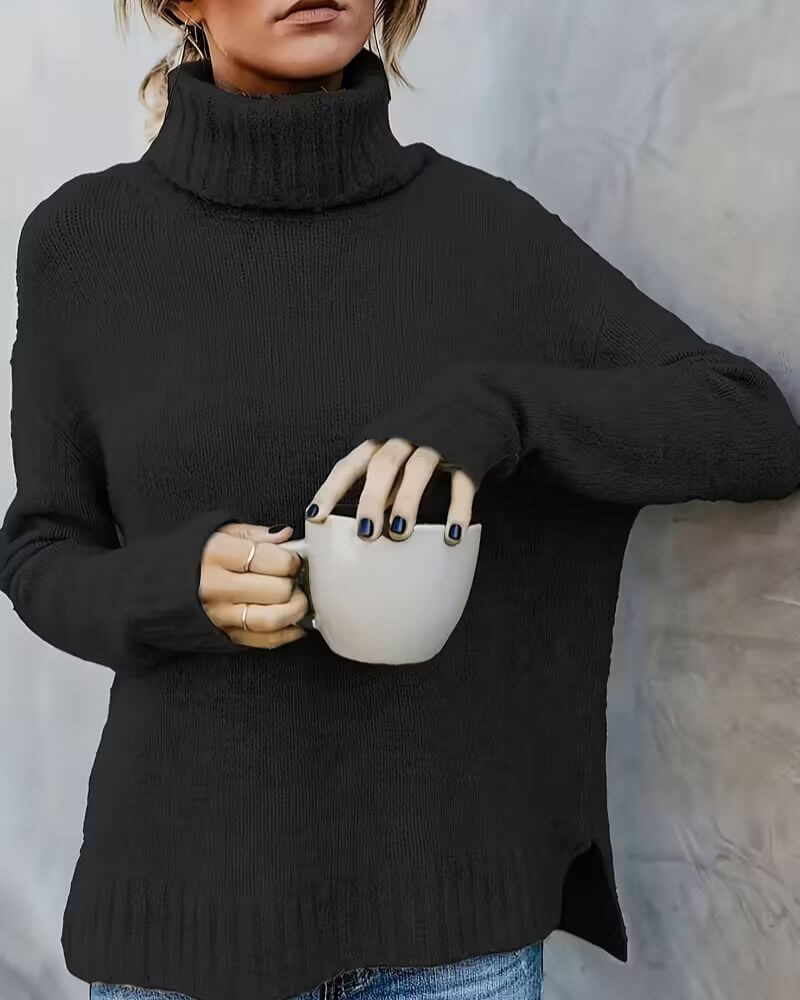 Céleste™ - Pull Confortable à Col Haut
