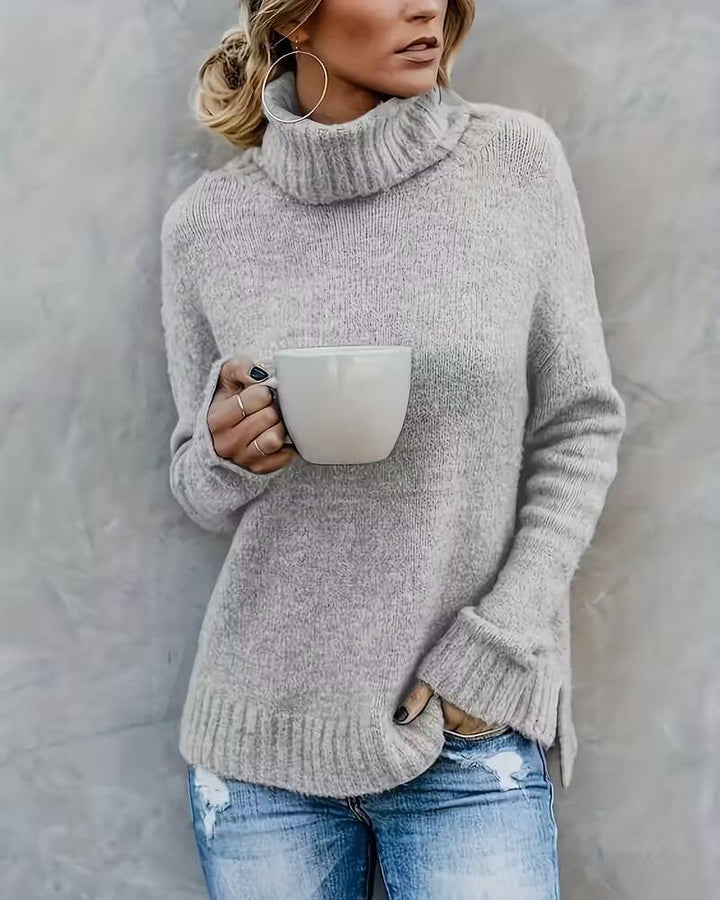 Céleste™ - Pull Confortable à Col Haut