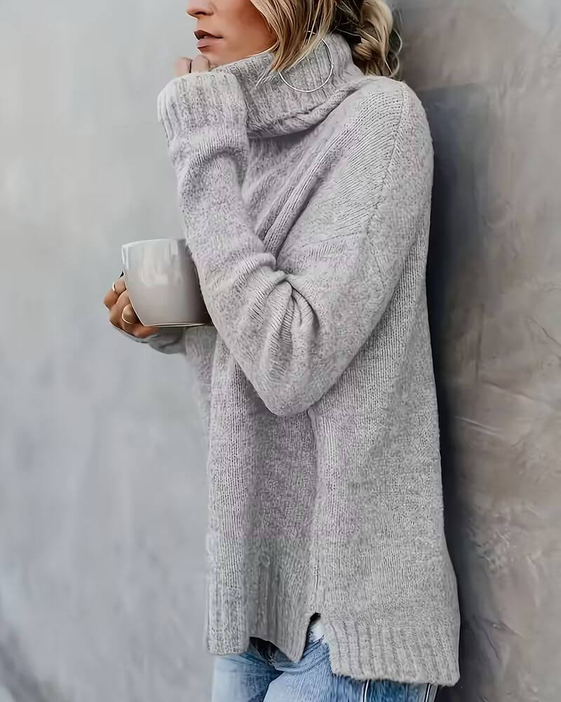Céleste™ - Pull Confortable à Col Haut