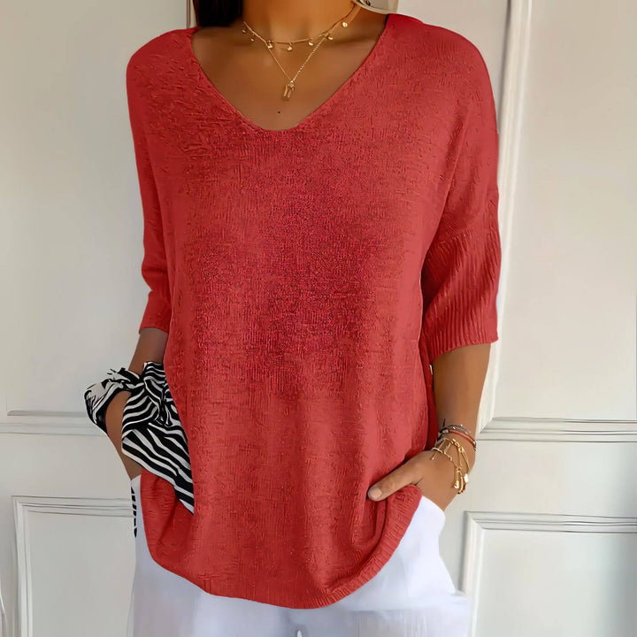 Celine™ – Stilvolles Weiches Strickshirt