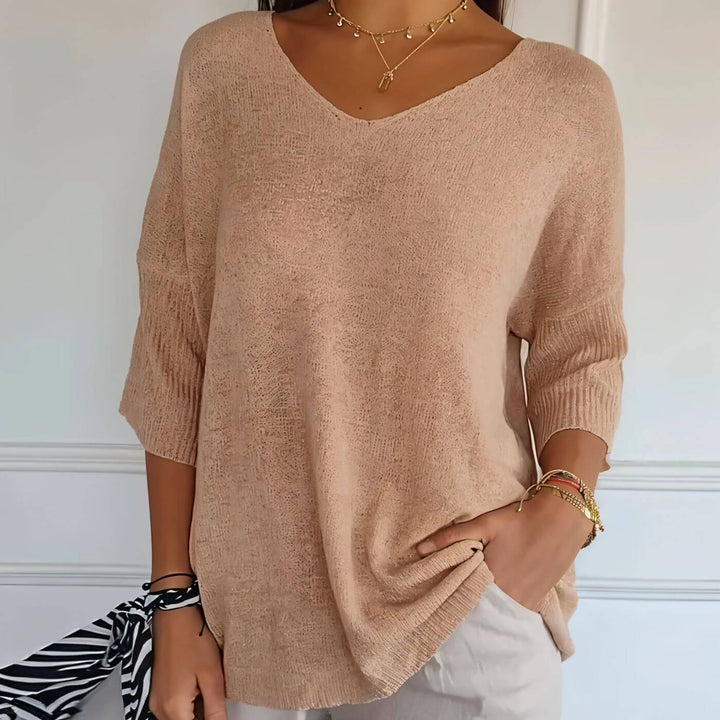 Celine™ – Stilvolles Weiches Strickshirt